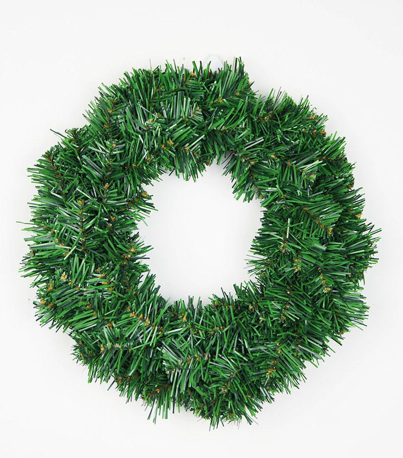 Wreath Artificial Garlands Wreaths White Decoration Tree Xmas Country Green Grass Supplies Decorative &Amp; Christmas Garland
