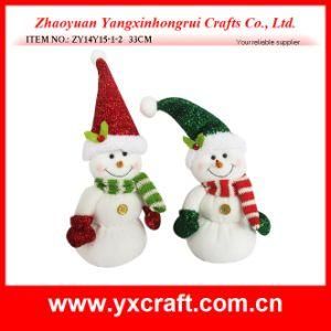Christmas Decoration (ZY14Y15-1-2) Snowman Toy Crafts Christmas Decorations