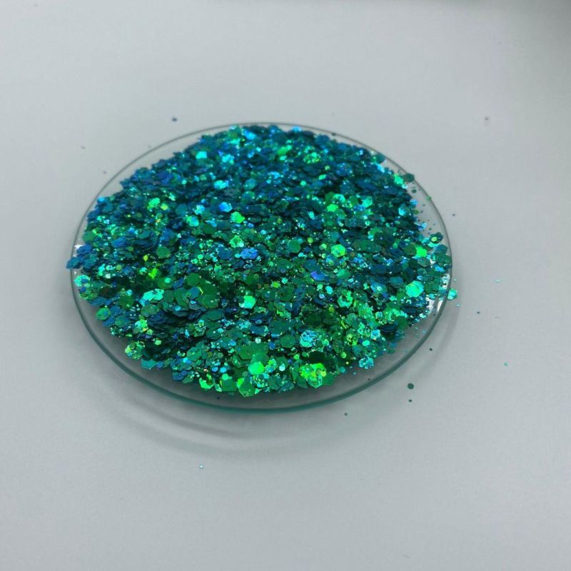 Chameleon Chunky Glitter Holographic Craft Glitter for Resin Art Crafts Cosmetic Glitter