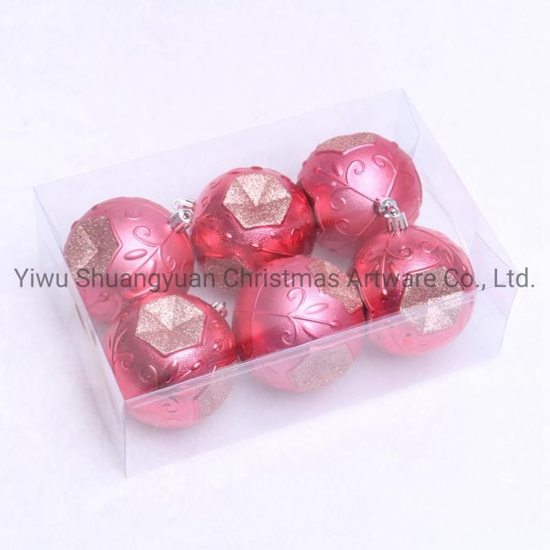 New Design High Sales Christmas Ball for Holiday Wedding Party Decoration Supplies Hook Ornament Craft Gifts