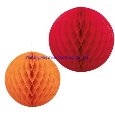 Wholesale Handmade Pompoms Tissue Balls Paper Craft Honeycomb Ball