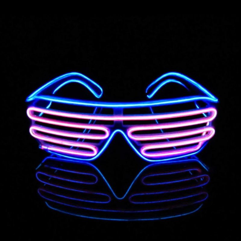 LED Glasses EL Wire Flashing LED EL Glasses