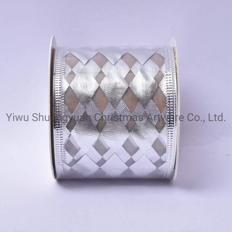Christmas Ribbon Decor for Holiday Wedding Party Decoration Supplies Hook Ornament Craft Gifts