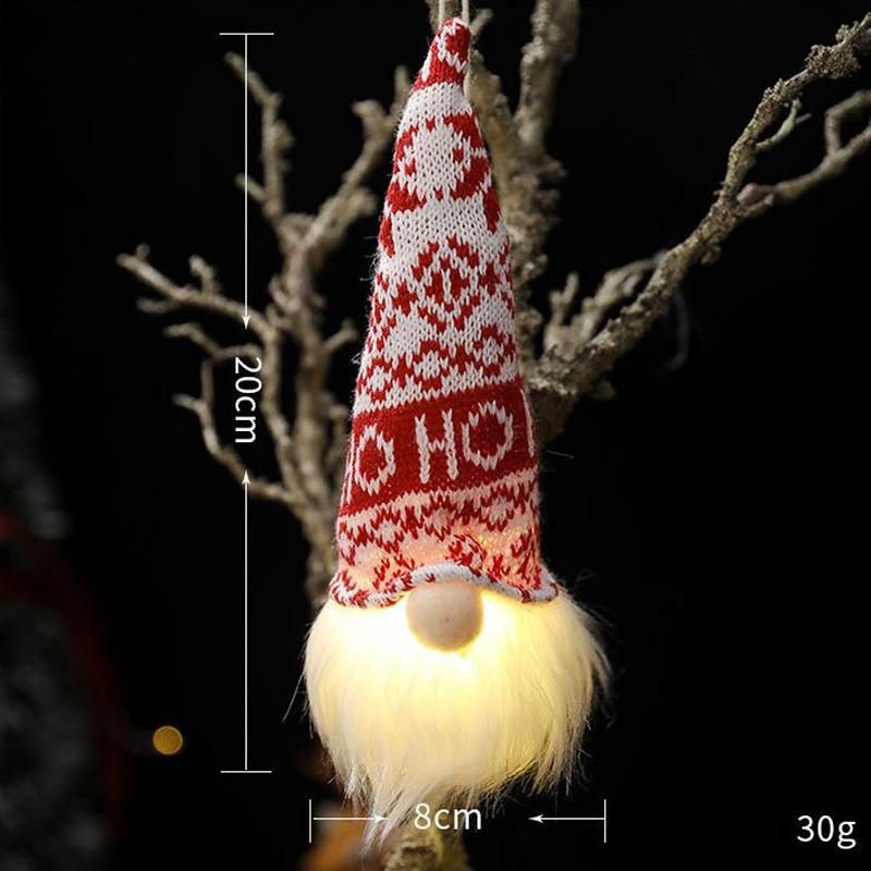 Christmas Light Toys Christmas Glowing Home Decoration Plush Dolls