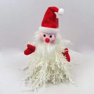 Factory Direct Sale Yiwu Factory 26cm Christmas Snowman Table PE Tree