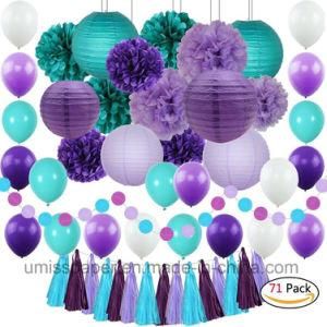 Umiss Paper Craft Lanterns for Birthday Party Mermaid Party Decoration Factory