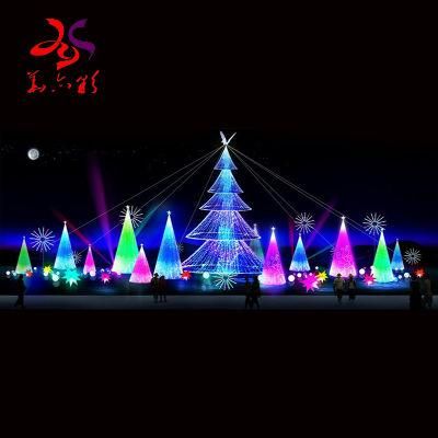 Outdoor Waterproof Customized Little Tree Shape LED Motif Lights