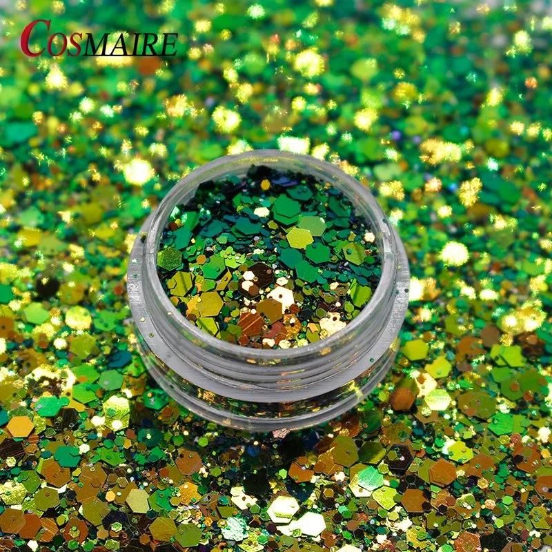 Mixed Chunky Glitter Color Shifting Chameleon Polyester Craft Glitter