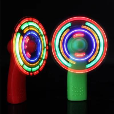 Colorful Handheld LED Mini Fan Operated