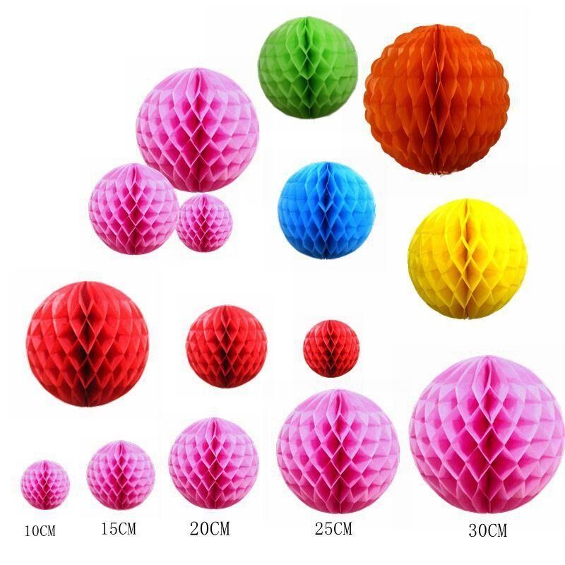 Paper Towel Honeycomb DIY Handmade Art Paper Honeycomb Ball Party Design Wall Decoration Flower Ball Hanging Pompon Party Wedding Birthday Nursery Home Decorati