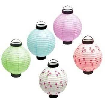 LED Light Battery Operated Paper Lanterns