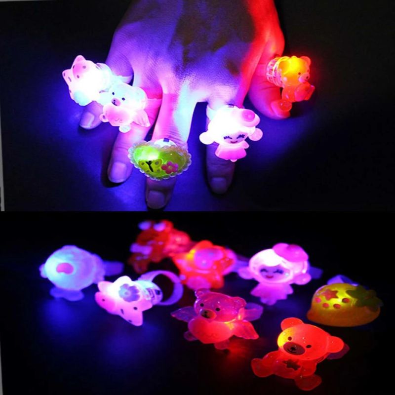 LED Flashing Ring LED Luminous Finger Lamp Party Toys