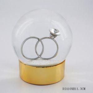 Wholesale Polyresin Waterball Xmas Ornaments Custom Glass Resin Christmas Decor Gift Water Ball Snow Globe