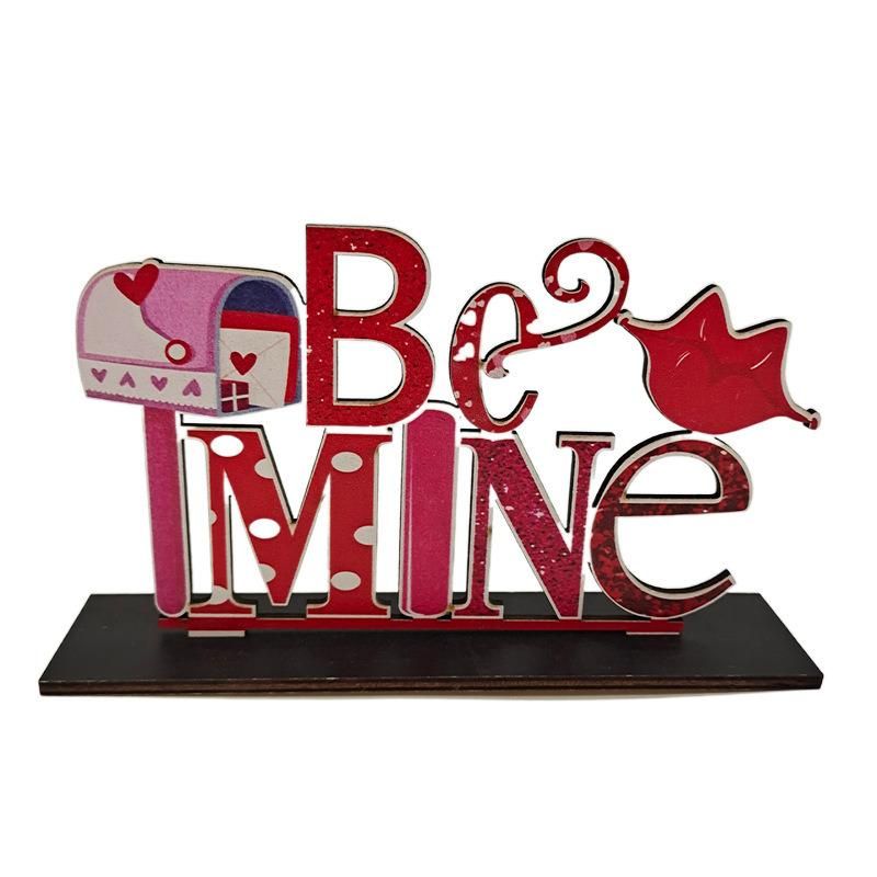 Valentine′ S Day Wooden Craft Decorations Anniversary Wedding Decoration