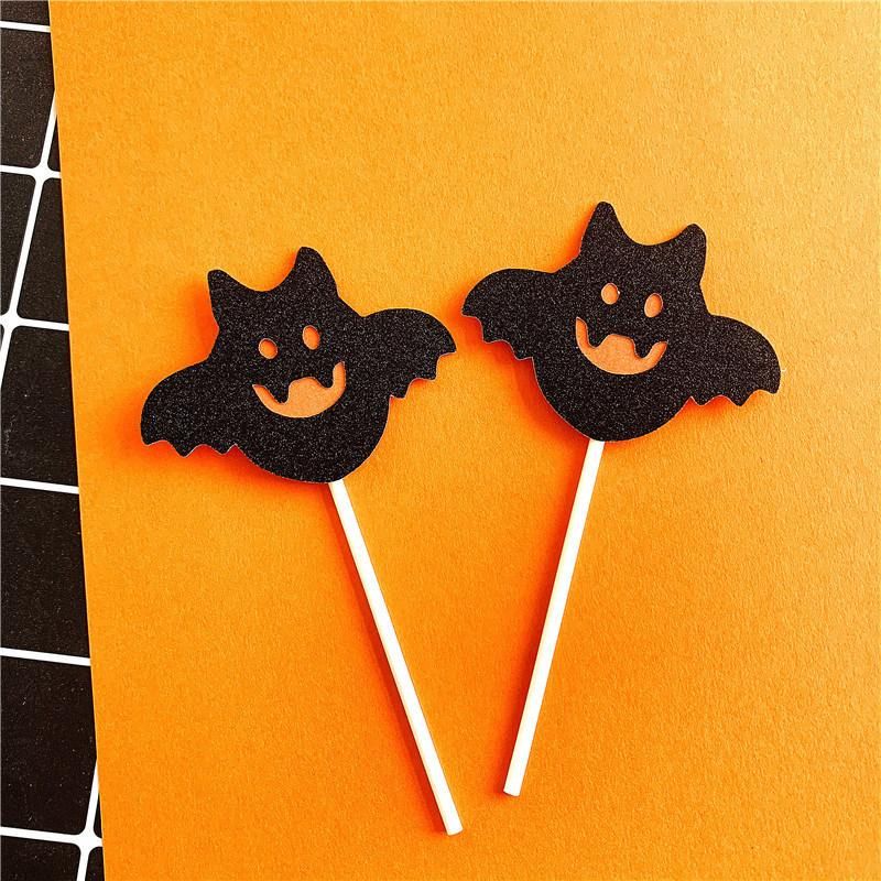 Halloween Decorations Collection Pumpkin Bat Witch Ghost Castle Cake Decoration Funny Party Dress up