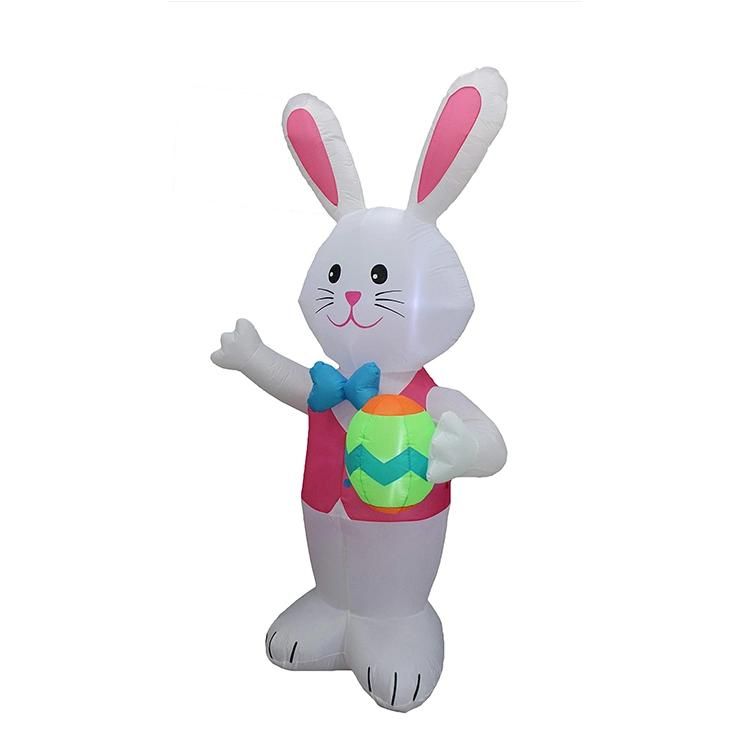 Easter Bunny Easter Inflatable Bunny with LED Light for Sale