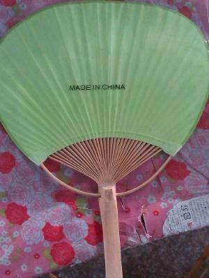 Colored Paper Paddle Fan Decorative Fans for Party, Wedding, Bridal