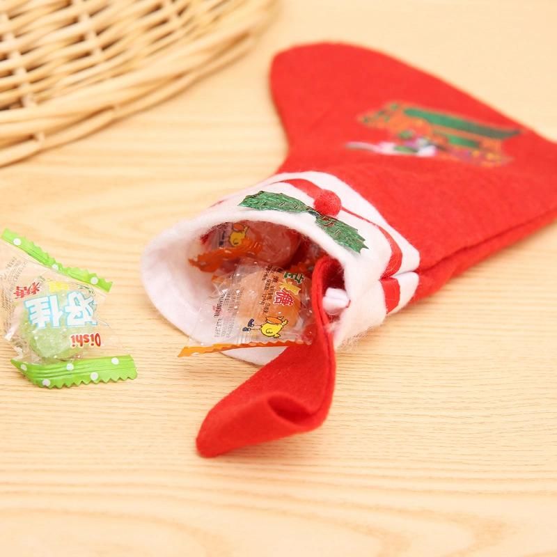 Snowman Deer Pendant Christmas Tree Decoration Christmas Gift Santa Claus Socks Christmas Decoration Socks Children′s Gift Christmas Socks