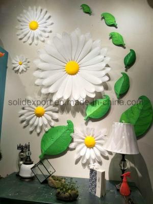 Multicolor Flower Window Display Props Shopping Mall 4s Shop Sun Flower Wall Decoration