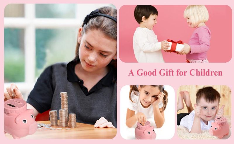 Automatic Coin Bank for Children Gifts with CE RoHS