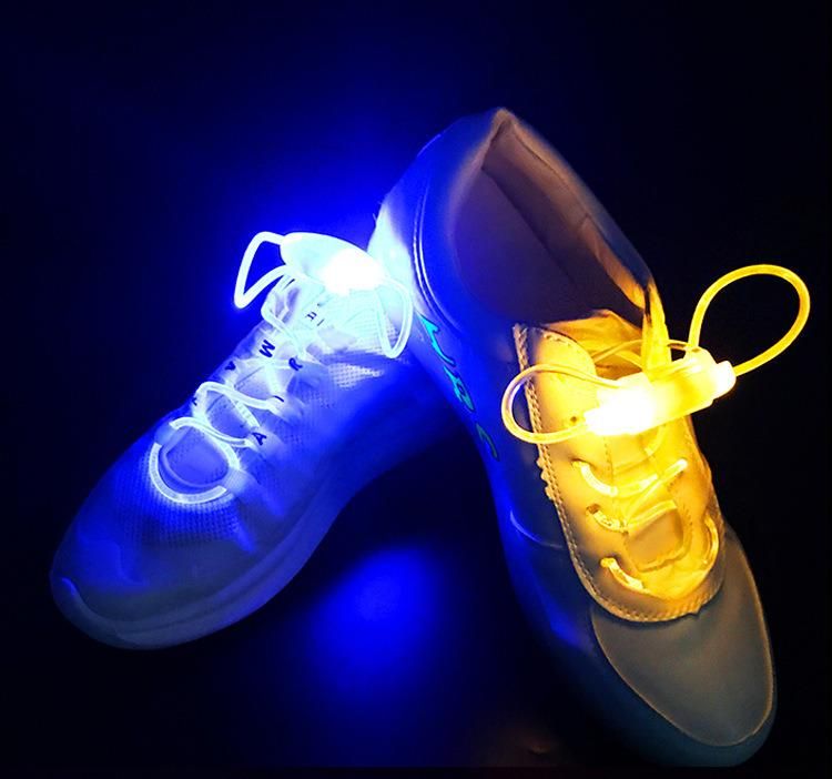 Custom Light up Glowing Party LED Glowing Shoelace for Promotion