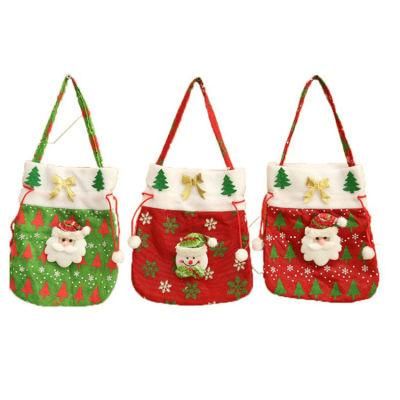 Custom Santa Sacks Durable Wholesale Christmas Candy Bag