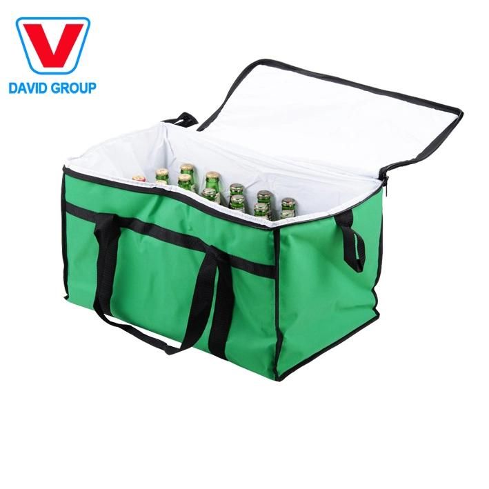 Customized Logo and Packing Non Woven Insulated Lunch Thermal Cooler Bag