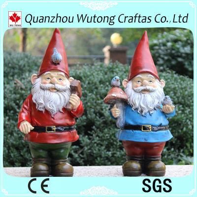 Outdoor Christmas Garden Decoration Resin Santa Claus Figurine