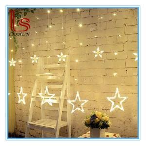 2m Star LED Decorative Lights Curtain Lights for Festival Decoration