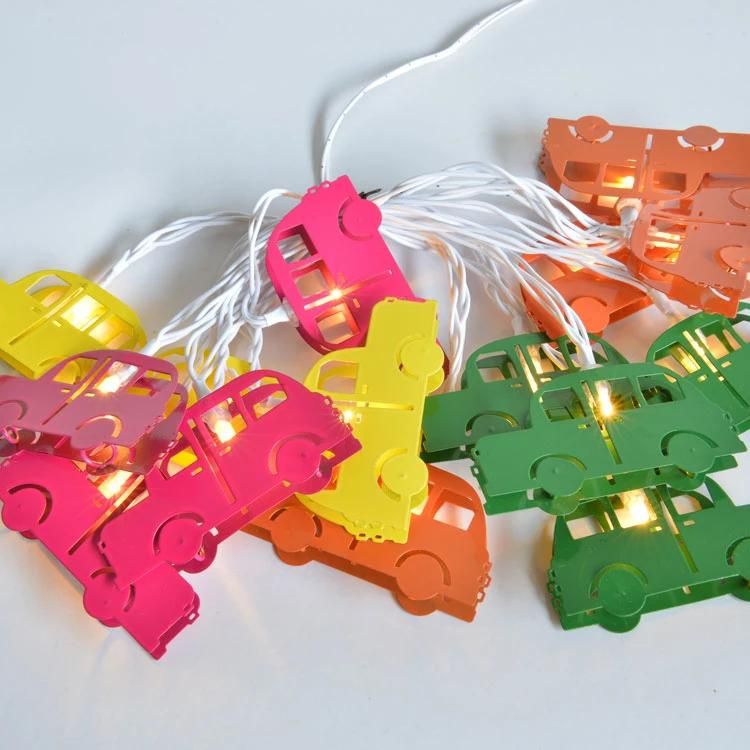 Fancy Car Shape Battery Operated LED String Light for Home Decoraion