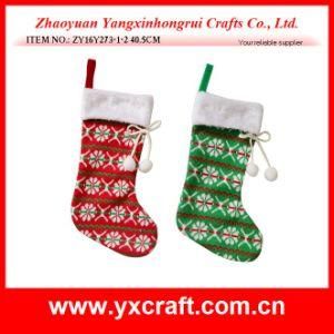 Christmas Decoration (ZY16Y273-1-2 40.5CM) The Magic Christmas Knitted Stocking