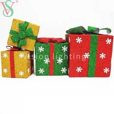 Christmas Decoration Outdoor Motif Light Use Wholesale Ornaments PVC Tinsel Cloth