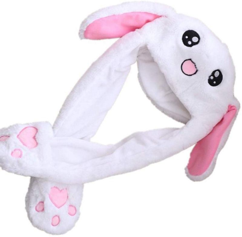 LED Funny Toys Pinching Airbag Cap Plush Cute Hat