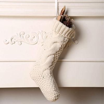 Hot Sale Big Size 46cm Christmas Hanging Gift Socks