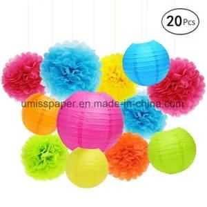 Umiss Paper Lanterns POM Poms for Party Decoration Factory Supplier OEM