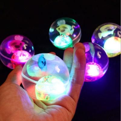 Colors Elastic Crystal Ball Toys with LED Flash Toys