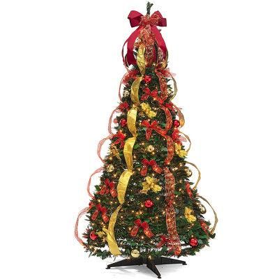 New Design Decorated Pine Tree LED Pop up Christmas Tree