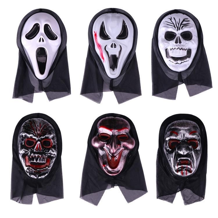 Poptrend Halloween Terrorist Mask LED Light up Mask for Festival Cosplay Halloween Costume Masquerade Parties Carnival Gifts Halloween Masks