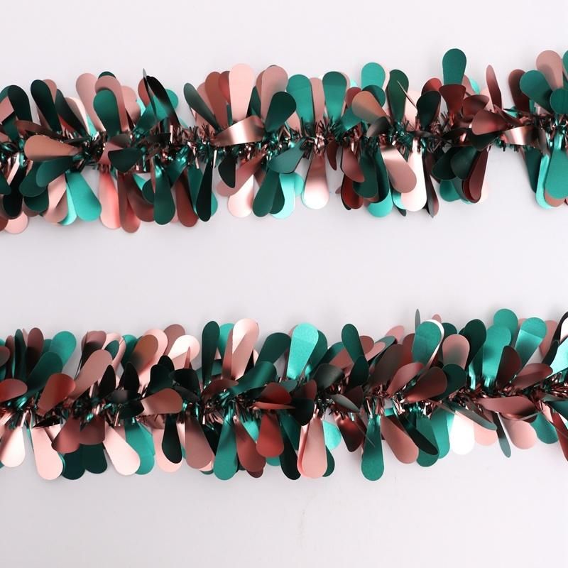 Attractive New Arrival Europe Trend High Class 2m Matt Pet Tinsel Garland