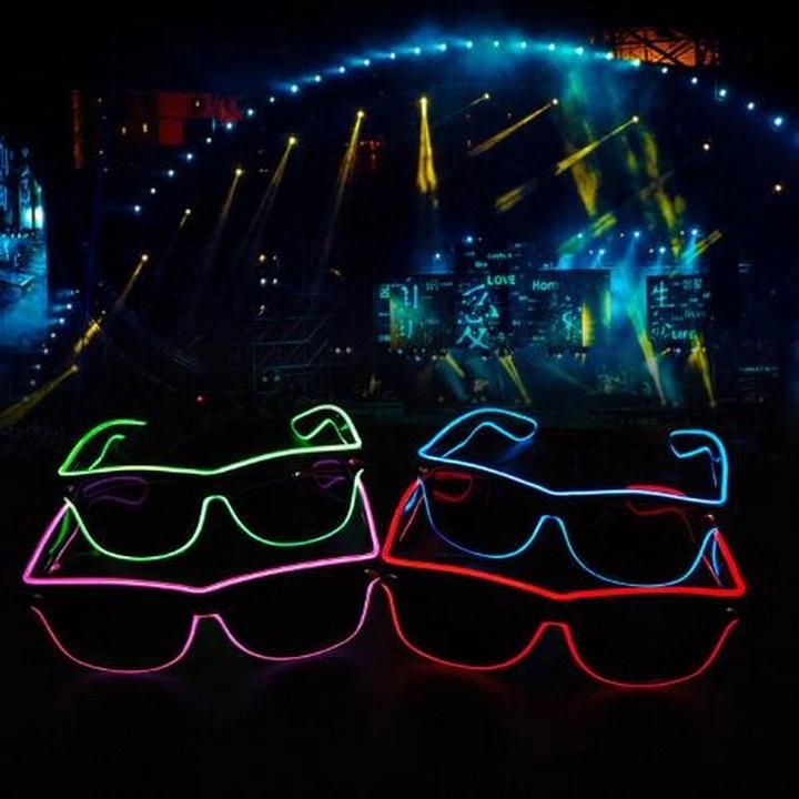 Christmas Party EL Luminescence LED Flashing Glasses