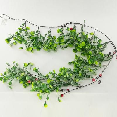 Hanging 7.2 Feet Artificial IVY Garland Fakes Grape Leaf Vines Decoration for Wedding Home Shopping Mall
