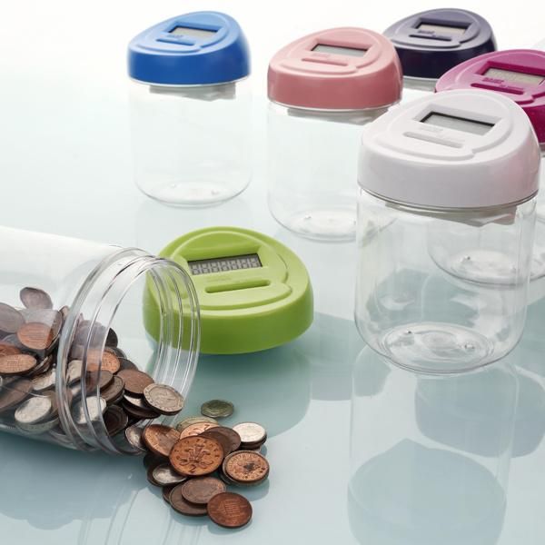 Transparent Money Jar for Kids Gift with CE RoHS