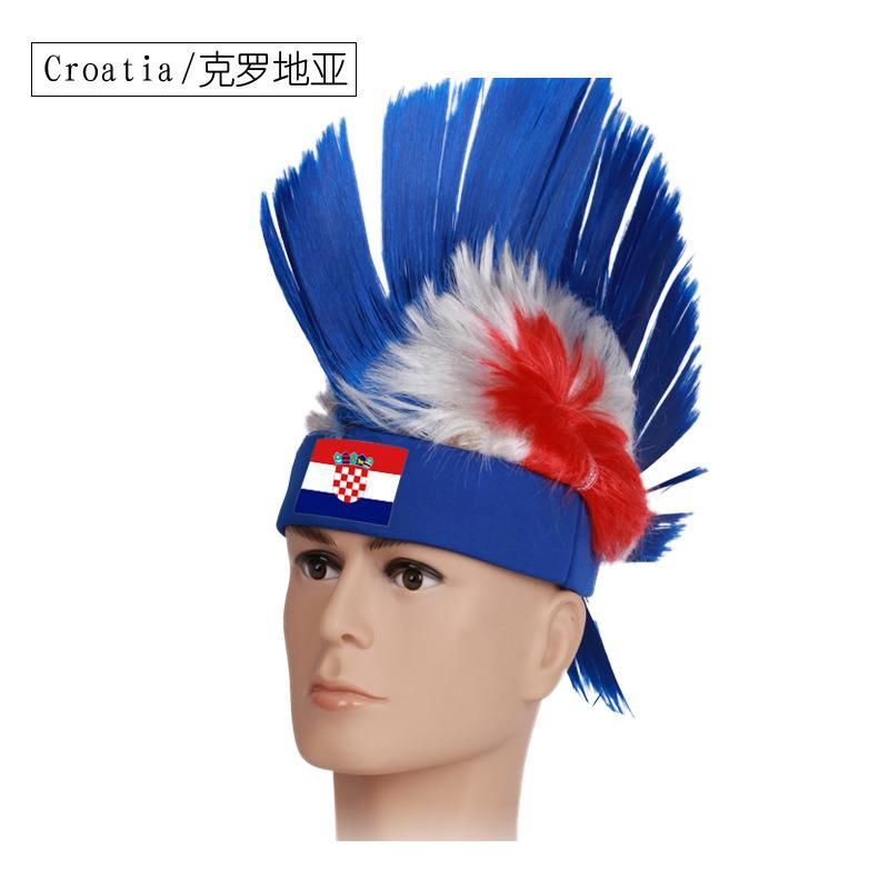 Jacquard Design Promotion Mohawk Cockscomb Hat Party Hat