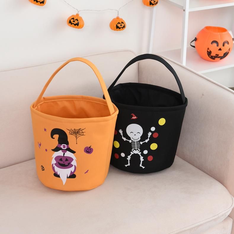 Halloween Decorations Gnomes Tote Bag Halloween Candy Basket