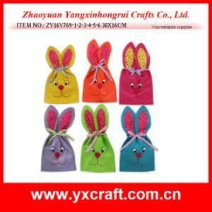 Easter Decoration (ZY16Y769-1-2-3-4-5-6) Easter Handicraft Long Ear Bunny Bag