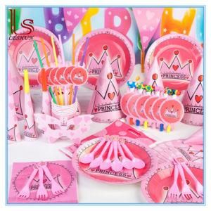 Birthday Party Supplies Crown Princess Theme Baby Girl Birthday Party Products Decoration