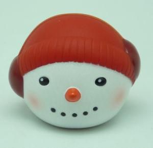 Snowman Christmas Xmas Decoration Bottle Shower Gel Topper Lid Lip Gloss Cover