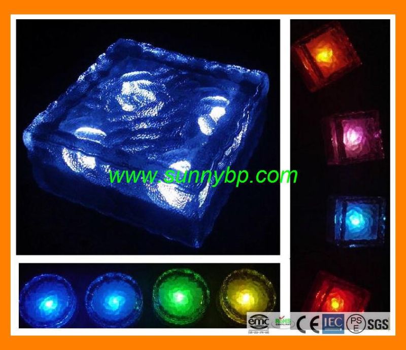 Xmas Solar Decoration Brick LED Light