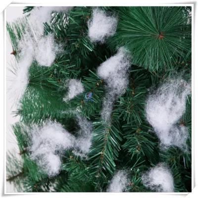 Christmas Craft White Polyester Artificial Fluff Snow