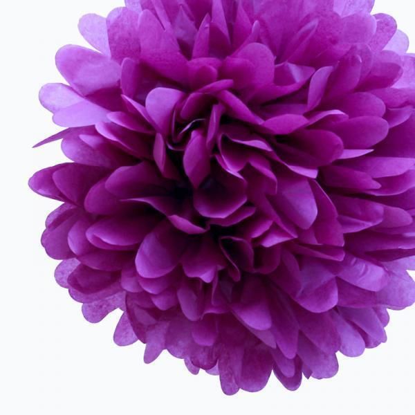 New Wholesale New Product Fsc Handmade DIY Tissue Paper POM POM Flower Decoration